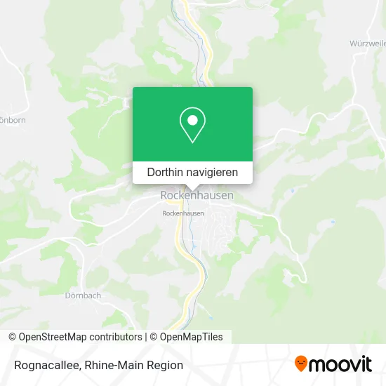 Rognacallee Karte