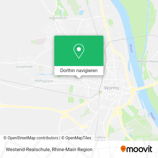 Westend-Realschule Karte