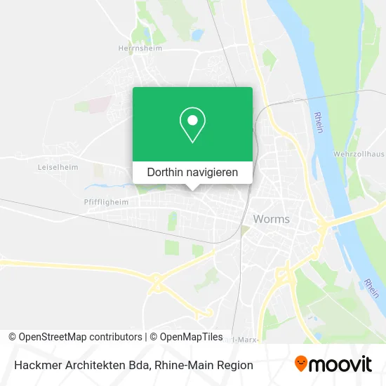 Hackmer Architekten Bda Karte