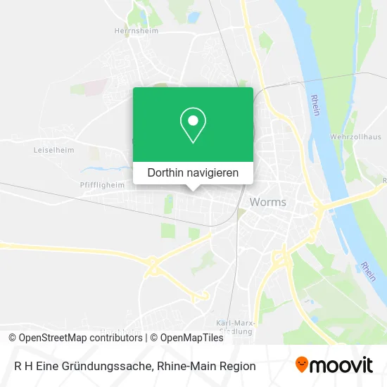 R H Eine Gründungssache Karte