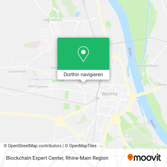 Blockchain Expert Center Karte