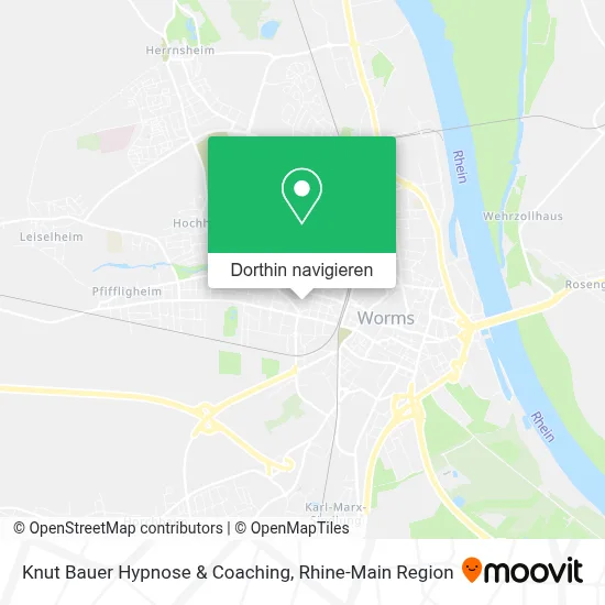 Knut Bauer Hypnose & Coaching Karte