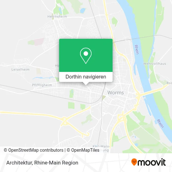 Architektur Karte