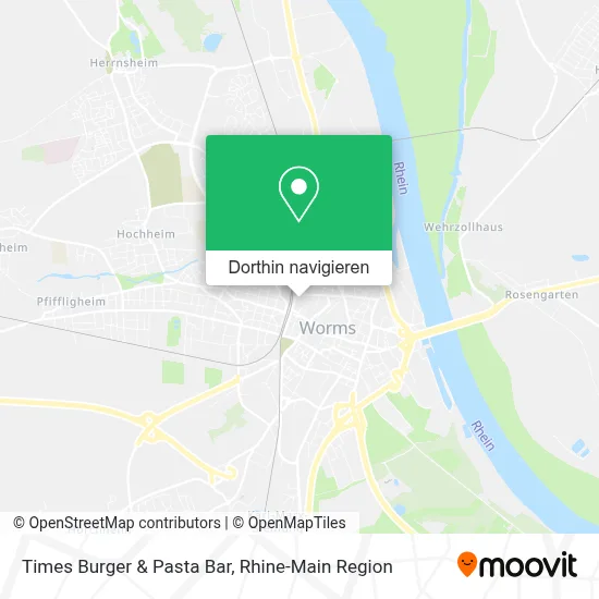 Times Burger & Pasta Bar Karte