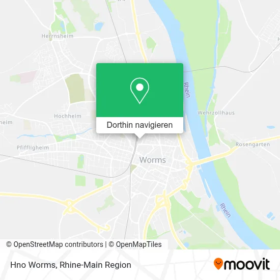 Hno Worms Karte