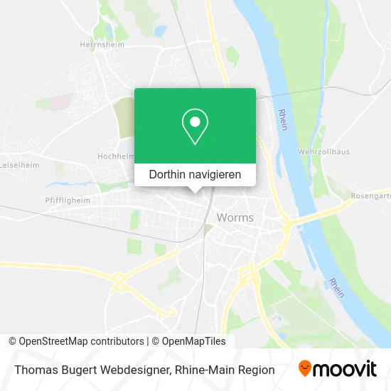 Thomas Bugert Webdesigner Karte