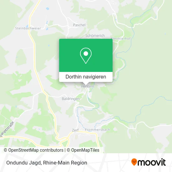 Ondundu Jagd Karte