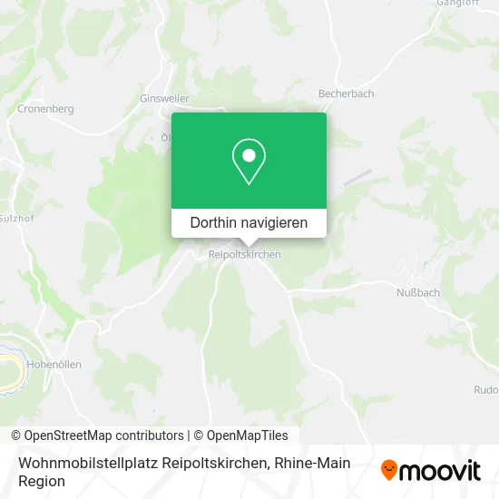 Wohnmobilstellplatz Reipoltskirchen Karte