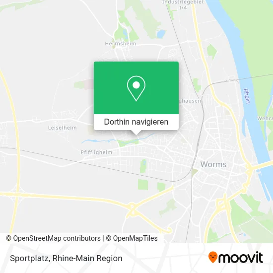 Sportplatz Karte