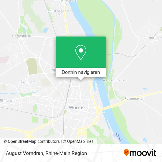 August Vorndran Karte