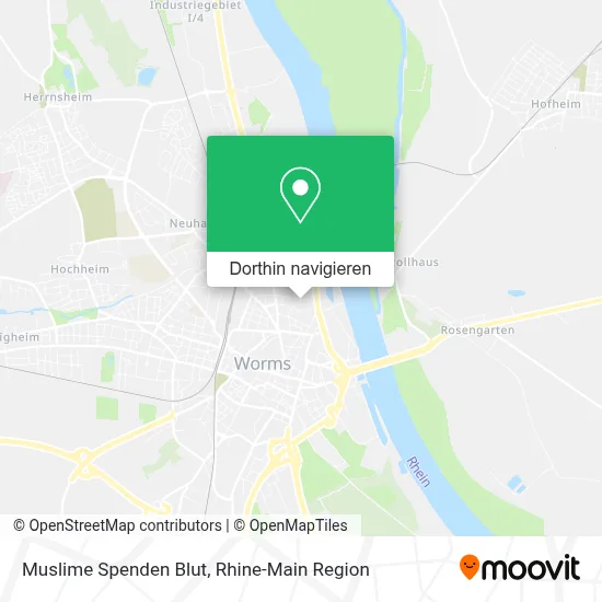 Muslime Spenden Blut Karte