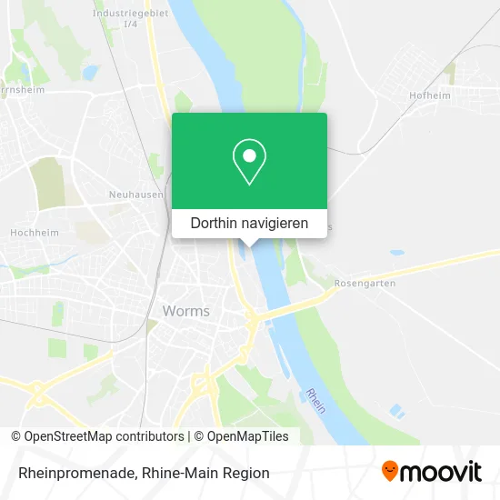 Rheinpromenade Karte