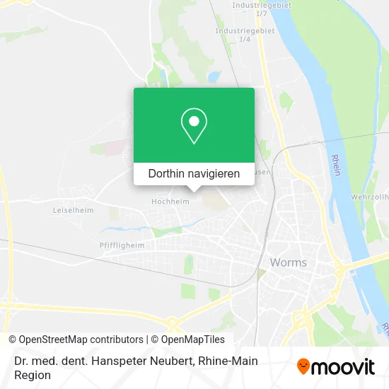 Dr. med. dent. Hanspeter Neubert Karte
