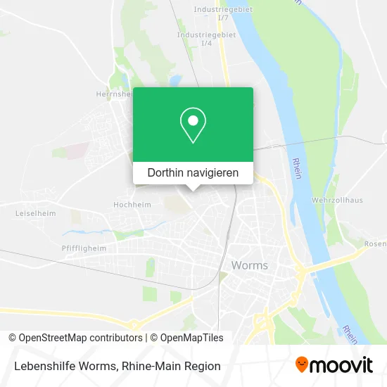 Lebenshilfe Worms Karte
