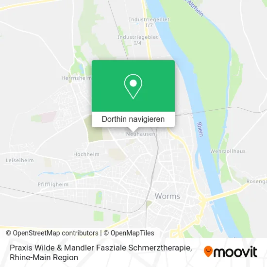 Praxis Wilde & Mandler Fasziale Schmerztherapie Karte