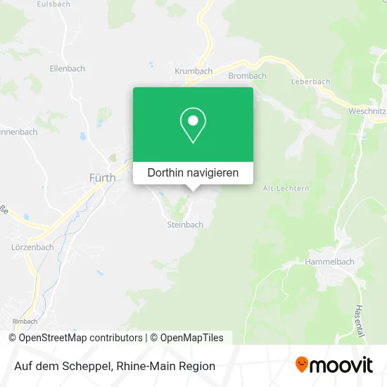 Auf dem Scheppel Karte