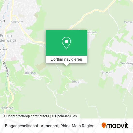 Biogasgesellschaft Almenhof Karte