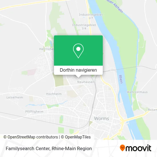 Familysearch Center Karte