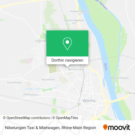 Nibelungen Taxi & Mietwagen Karte