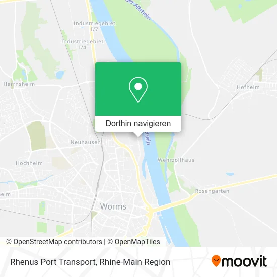 Rhenus Port Transport Karte