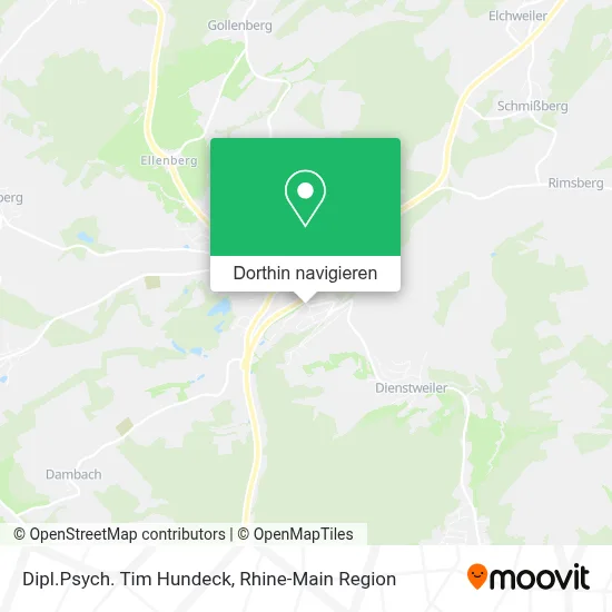 Dipl.Psych. Tim Hundeck Karte