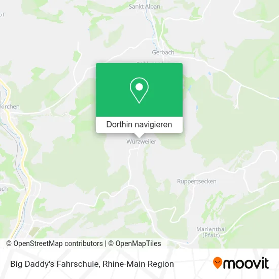 Big Daddy's Fahrschule Karte