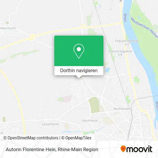 Autorin Florentine Hein Karte