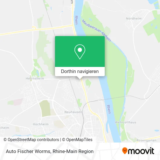 Auto Fischer Worms Karte