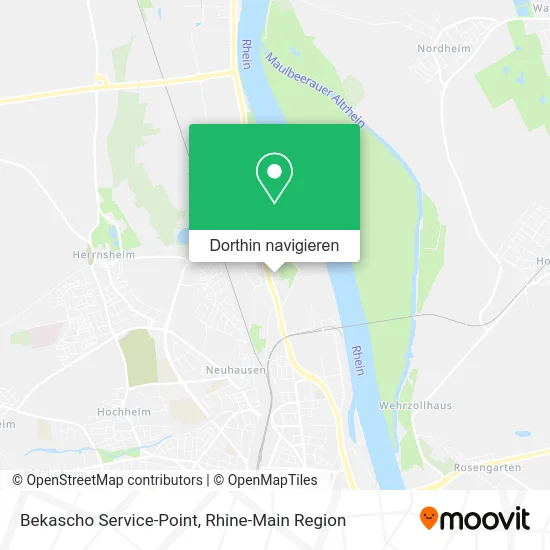 Bekascho Service-Point Karte