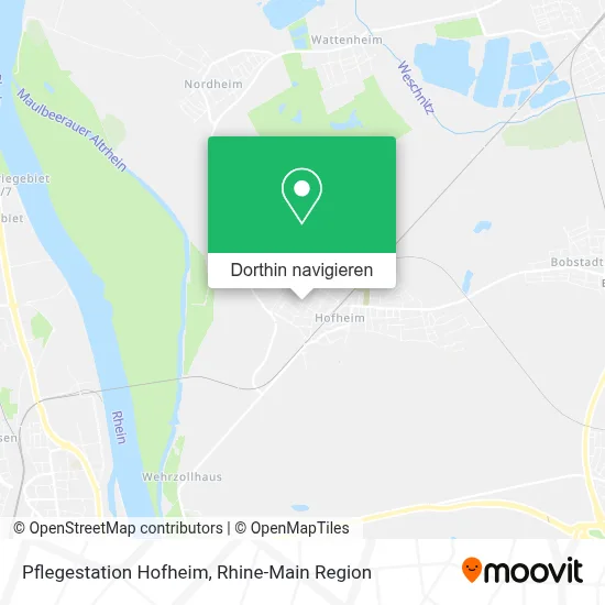 Pflegestation Hofheim Karte