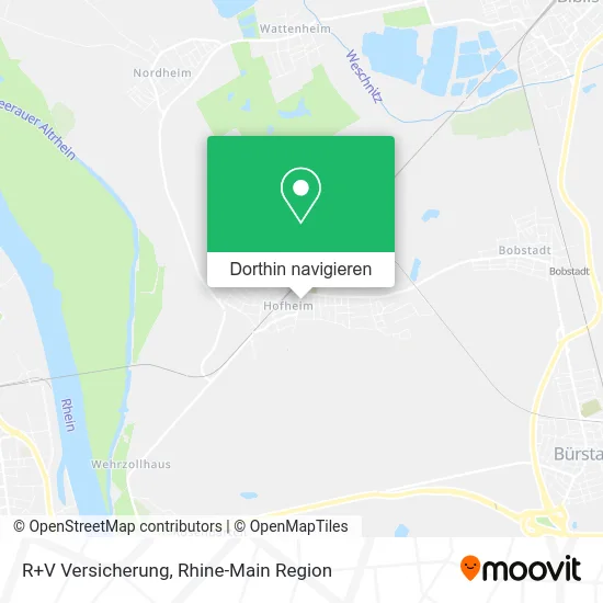 R+V Versicherung Karte