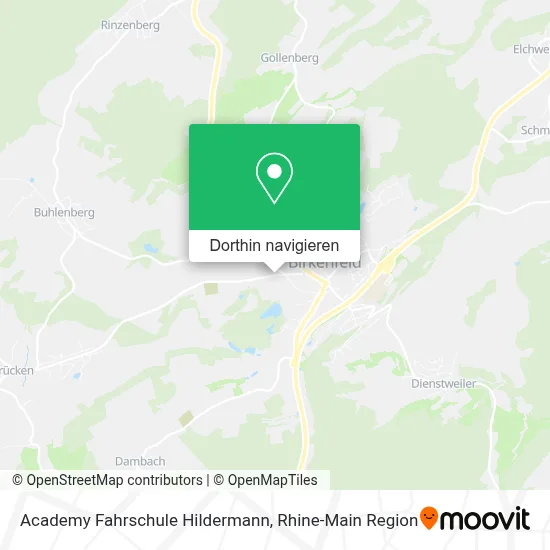 Academy Fahrschule Hildermann Karte
