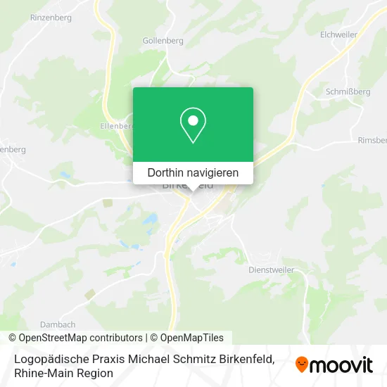Logopädische Praxis Michael Schmitz Birkenfeld Karte