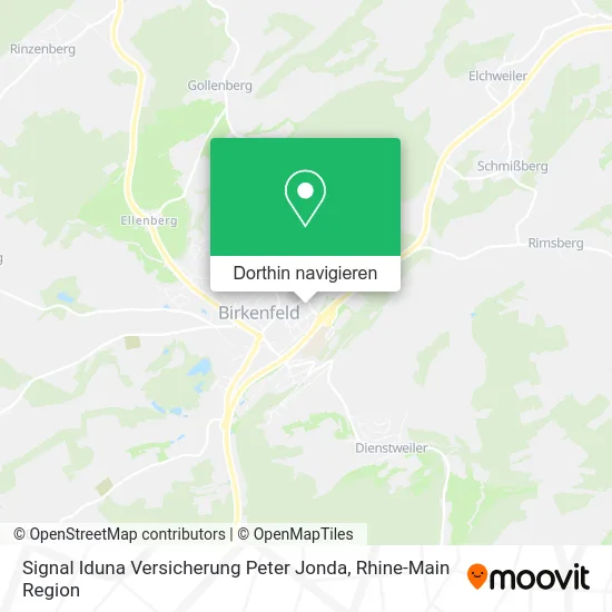 Signal Iduna Versicherung Peter Jonda Karte