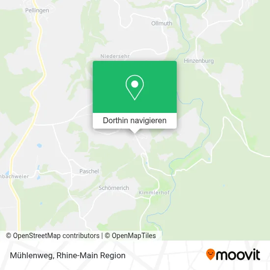 Mühlenweg Karte