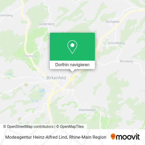 Modeagentur Heinz-Alfred Lind Karte