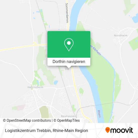 Logistikzentrum Trebbin Karte