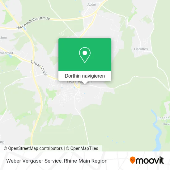 Weber Vergaser Service Karte