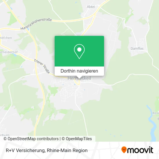 R+V Versicherung Karte