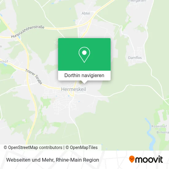 Webseiten und Mehr Karte