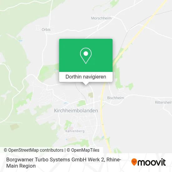 Borgwarner Turbo Systems GmbH Werk 2 Karte