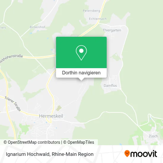Ignarium Hochwald Karte