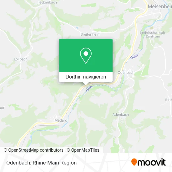 Odenbach Karte