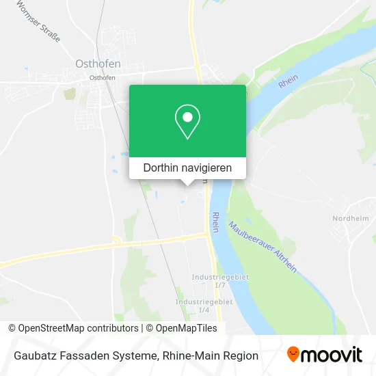 Gaubatz Fassaden Systeme Karte