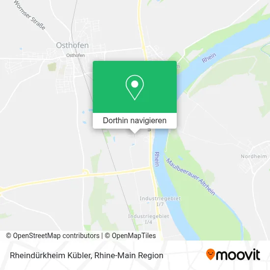 Rheindürkheim Kübler Karte