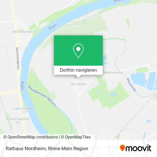 Rathaus Nordheim Karte