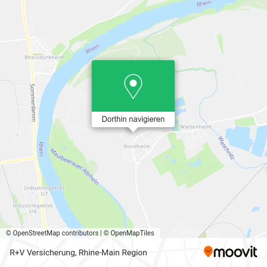 R+V Versicherung Karte