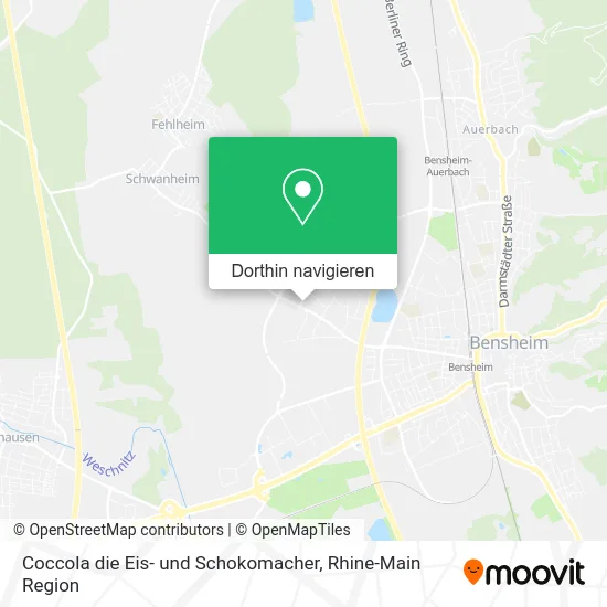 Coccola die Eis- und Schokomacher Karte