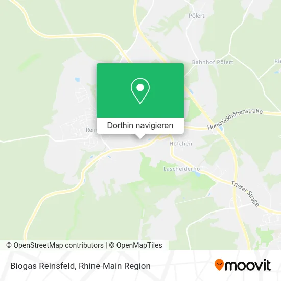 Biogas Reinsfeld Karte