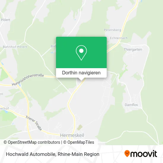 Hochwald Automobile Karte